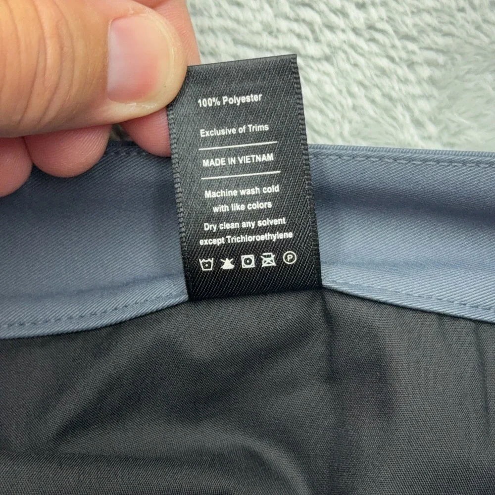 NEW Public Rec Pants Mens 33/34 Slate Dealmaker Pants Performance Golf Chino
